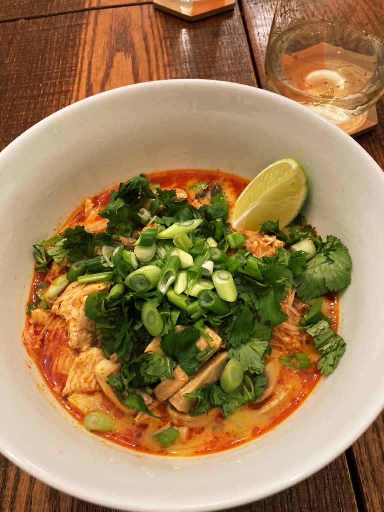 coconut curry noodle&nbsp;soup