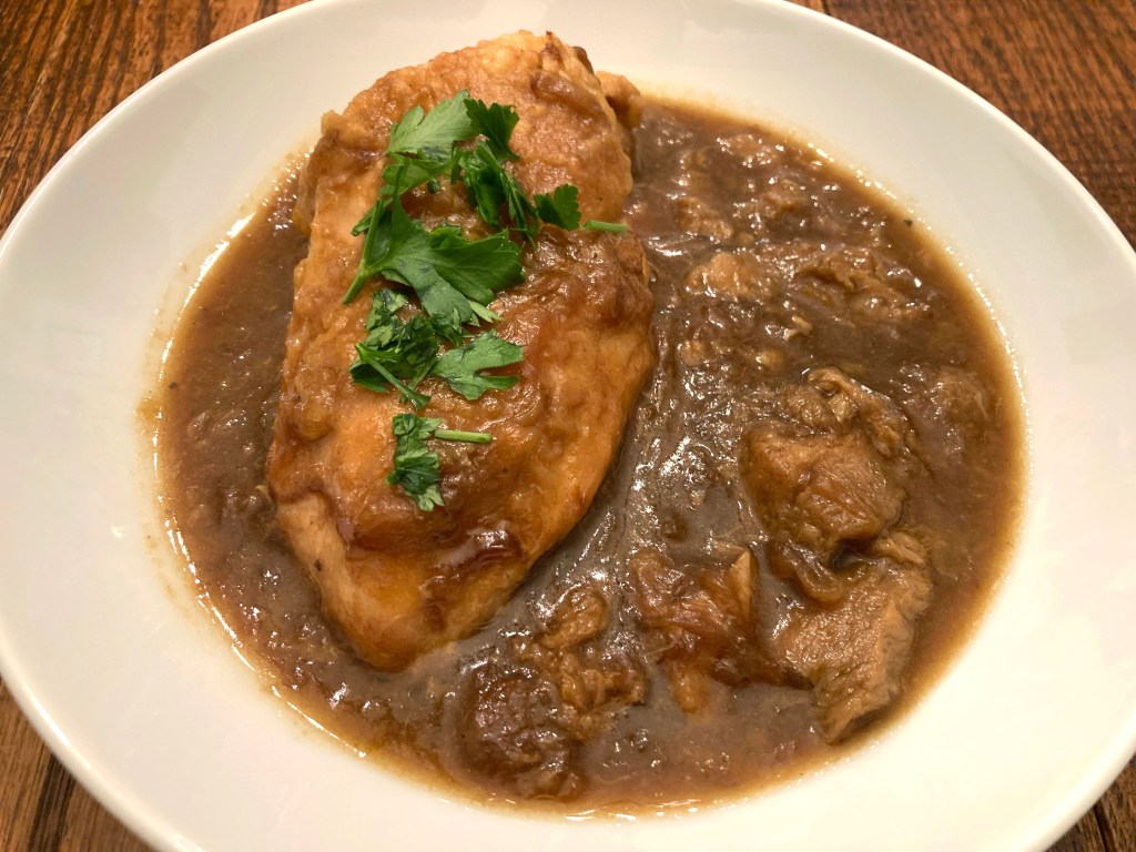 french onion braised&nbsp;chicken