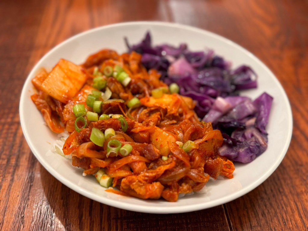 crispy pork belly &&nbsp;kimchi